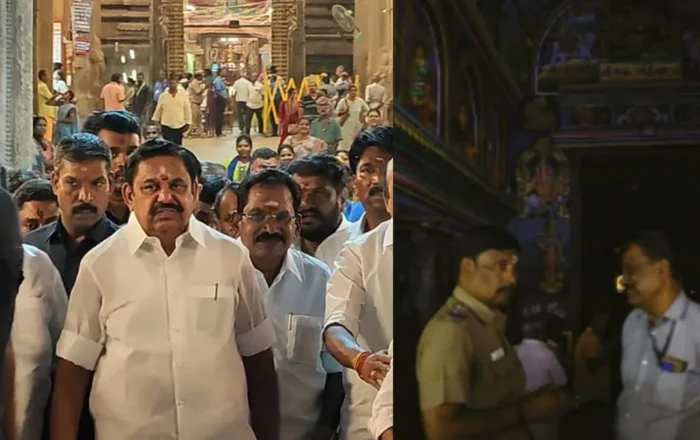 மீனாட்சி அம்மன் கோயிலில் மின் தடை.. எடப்பாடி பழனிசாமி அப்செட்.. மின்வாரியம் தந்த விளக்கம் என்ன